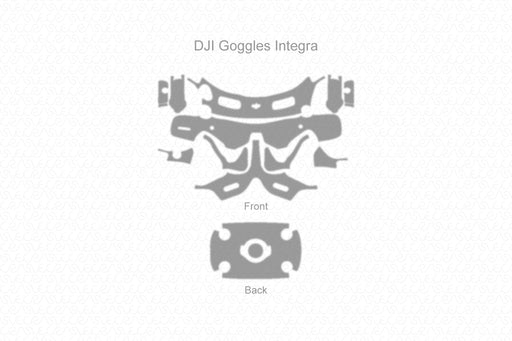 DJI Googles Integra Full Wrap Skin Vector CutFile Template