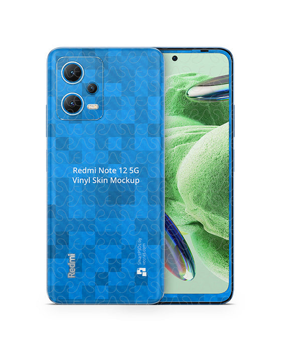 Redmi Note 12 5G (2023) PSD Skin Mockup Template