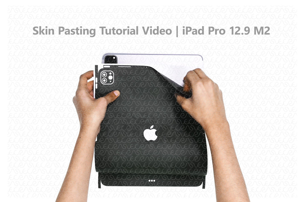 apple ipad pro 12.9 m2 vinyl skin pasting tutorial