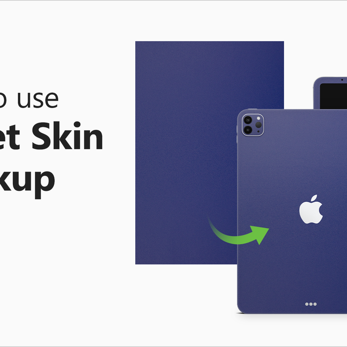 How to use iPad/ Tablet Skin Mockup Smart PSD
