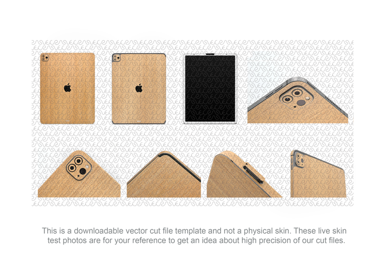 iPad Pro 12.9 M1 Cellular-WiFi Skin Template Cut File 2021