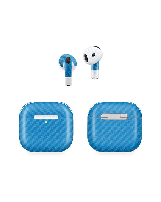 Apple AirPods 4 (2024) Vinyl Skin Mockup PSD Template