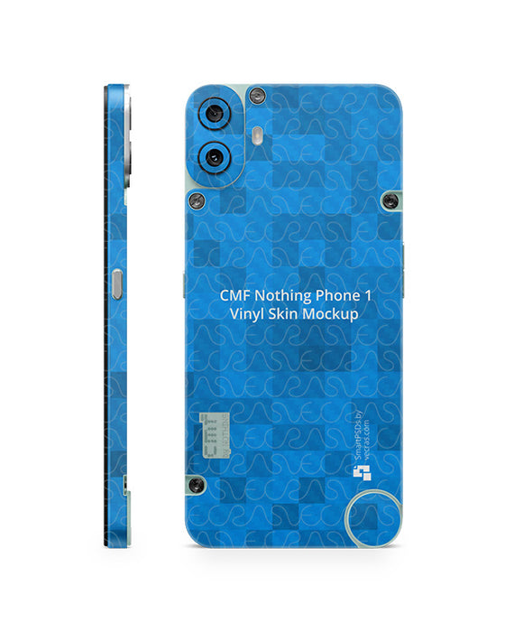 CMF Nothing Phone 1 (2024) PSD Skin Mockup Template