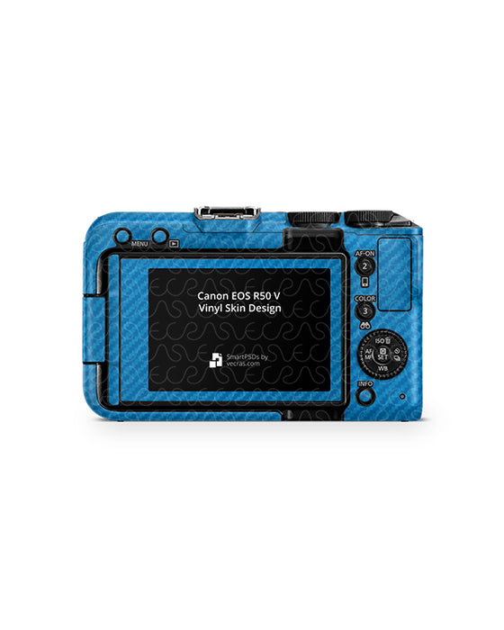 Canon EOS R50 V Skin Design Mockup Front Angled