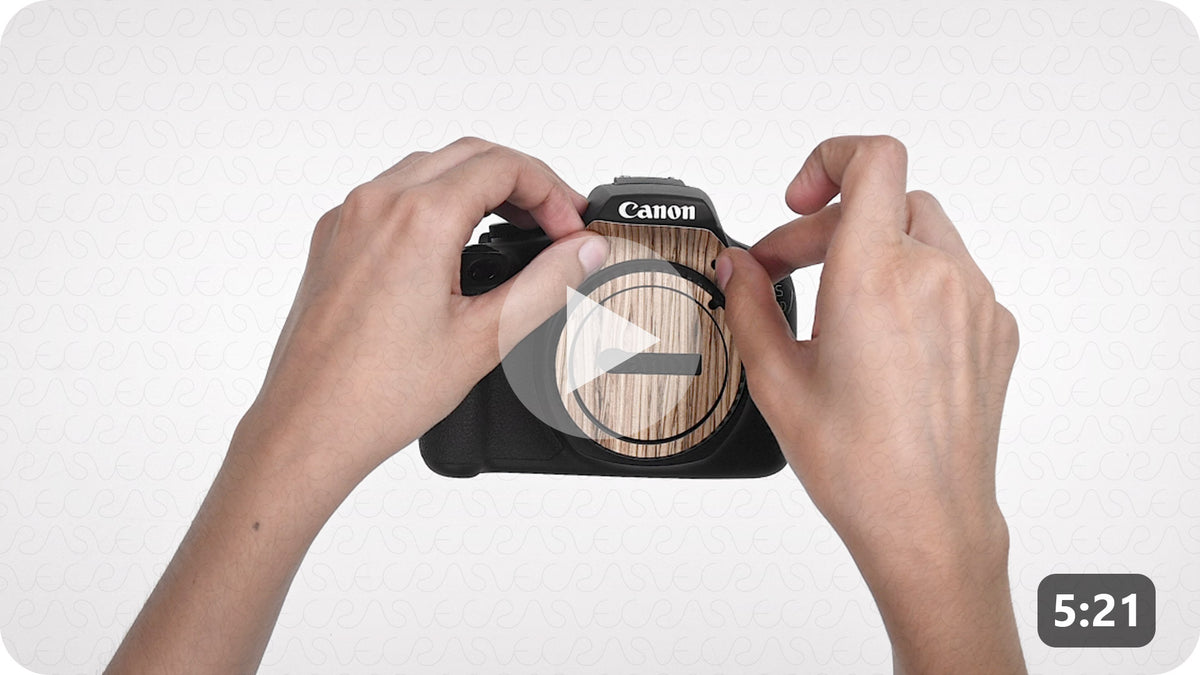 Canon EOS Rebel T7-1500D Camera Skin Pasting Tutorial — VecRas