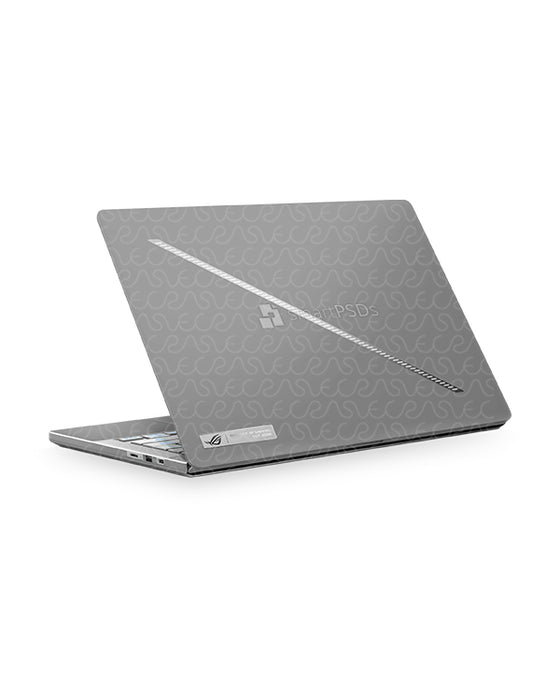 Asus Rog Perspective View ASUS ROG Zephyrus G14 Laptop 2025 | Skin Design Mockup PSD Template ...
