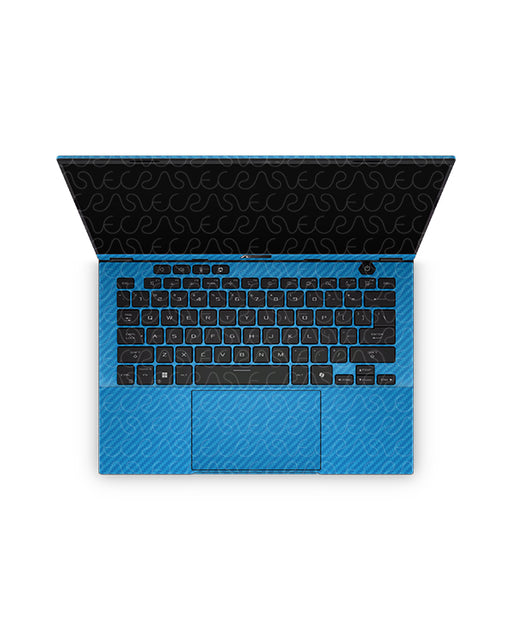 ASUS TUF Gaming A14 Laptop 2026 | Skin Design Mockup PSD Template With keyboard