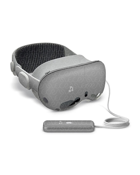 Apple Vision Pro VR Headset 2024 | Skin Design Mockup PSD Template