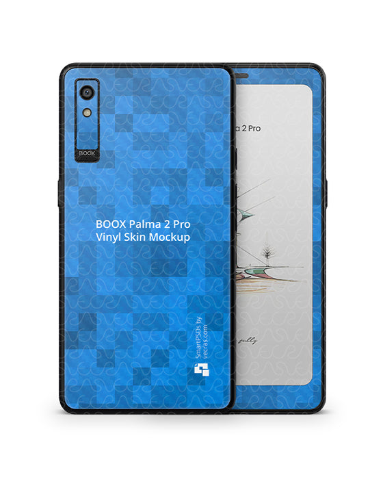 BOOX Palma 2 Pro E Paper 2025 | Vinyl Skin Mockup PSD Template