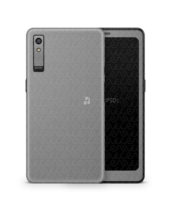 BOOX Palma 2 Pro E Paper 2025 | Vinyl Skin Mockup PSD Template Gray