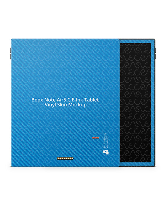 Boox Note Air5 C E Ink Tablet 2025 | Vinyl Skin Mockup PSD Template