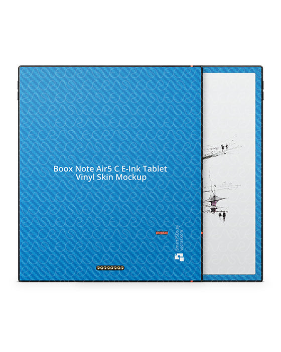Boox Note Air5 C E Ink Tablet 2025 | Vinyl Skin Mockup PSD Template