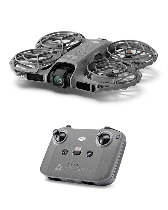 DJI Neo 2 Drone Skin Design Mockup Perspective