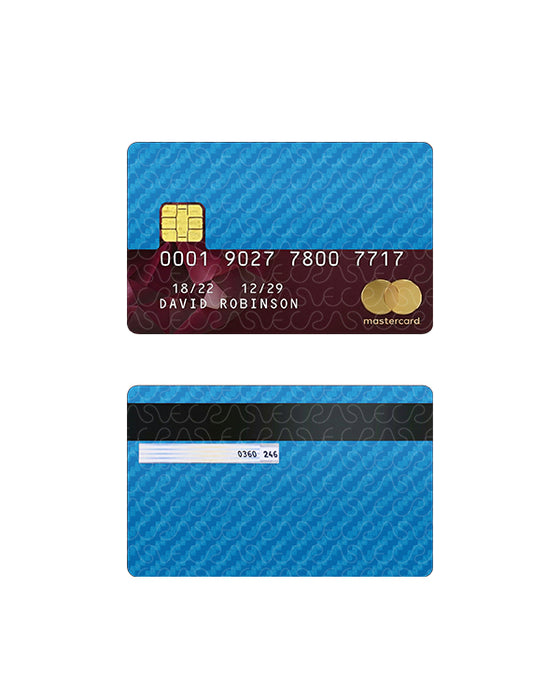 Credit-Debit Card | Skin Design Mockup PSD Template 