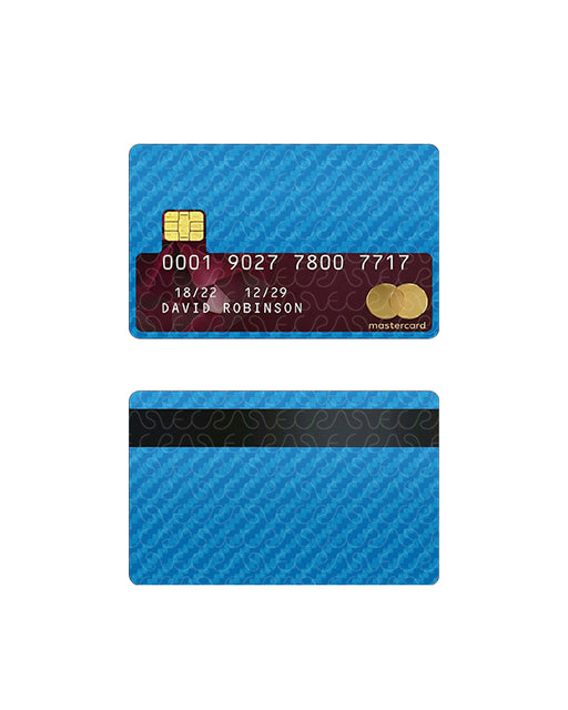 Credit-Debit Card | Skin Design Mockup PSD Template 
