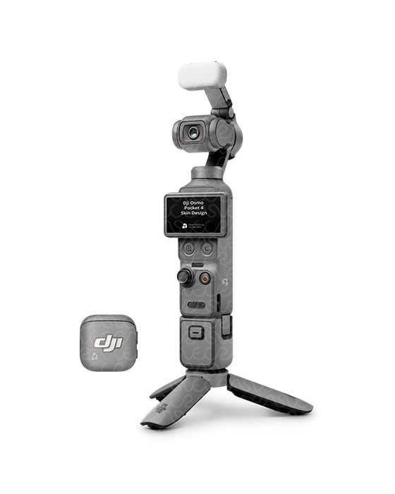 Dji Osmo Pocket 4 Gimbal Camera 2026 | Skin Design Mockup PSD Template 