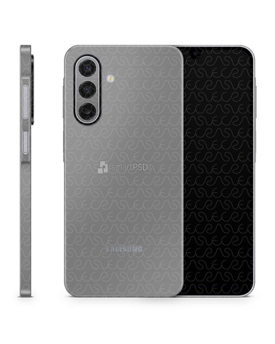 Galaxy A17 5G Split Full Wrap Skin Design Mockup Front-Back