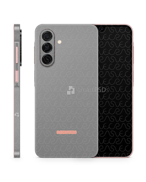Galaxy A26 2025 Vinyl Skin Mockup PSD Template