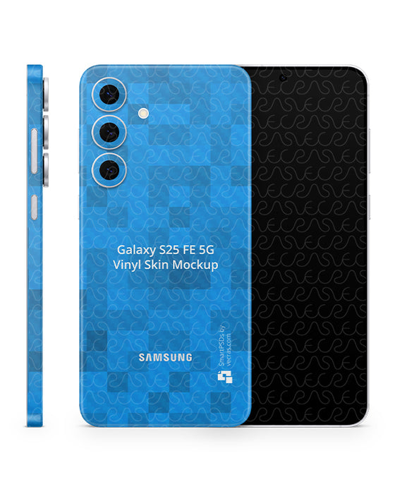 Galaxy S25 FE 5G Mobile (2025) | Skin Design Mockup PSD Template
