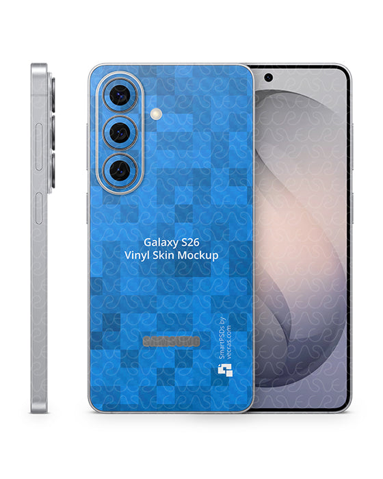 Galaxy S26 Mobile 2026 | Skin Design Mockup PSD Template Back Only