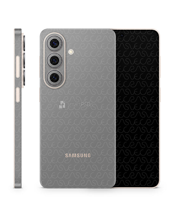 Galaxy S26 Mobile 2026 | Skin Design Mockup PSD Template Gray