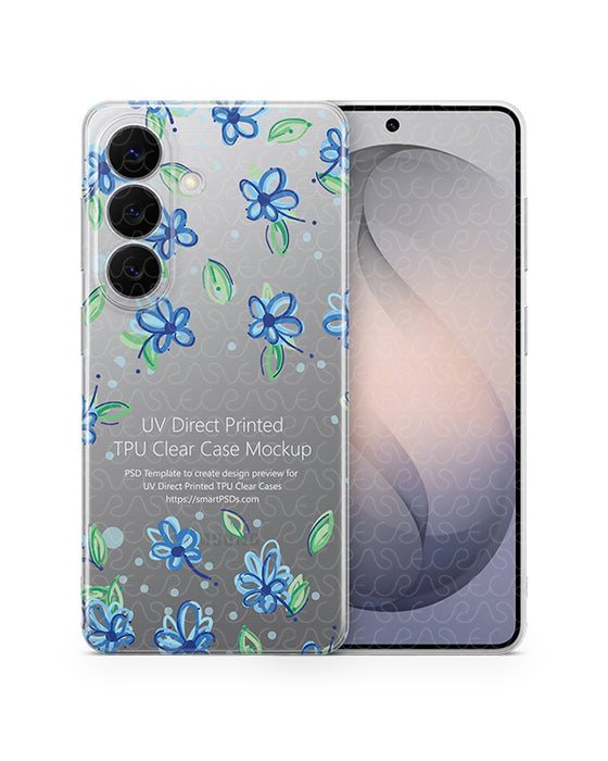 Galaxy S26 Mobile 2026 | UV TPU Clear Mockup Template