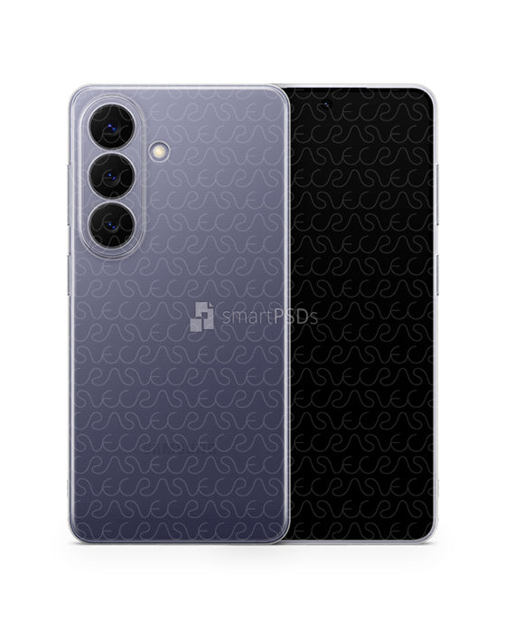 Galaxy S26 Mobile 2026 | UV TPU Clear Mockup Template Without Design