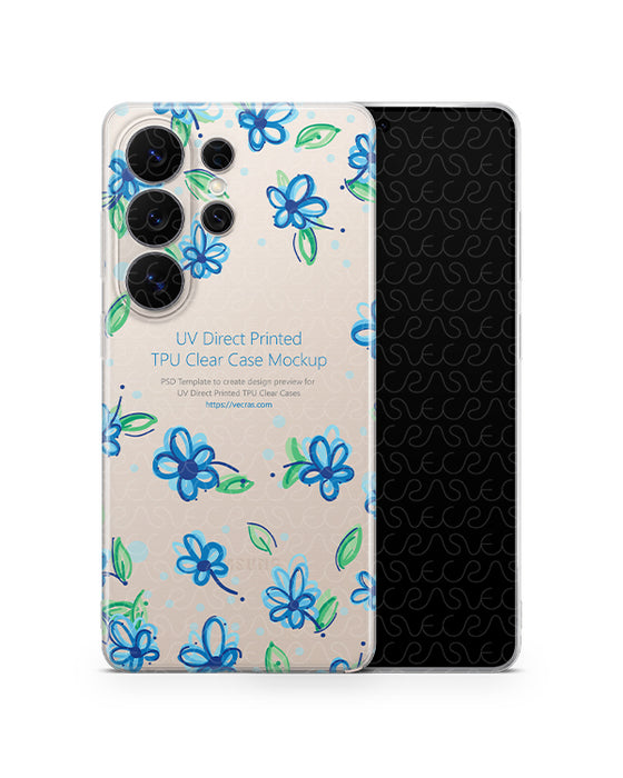 Galaxy S26 Ultra Mobile 2026 | TPU Clear Case Mockup 