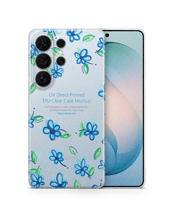 Galaxy S26 Ultra Mobile 2026 | TPU Clear Case Mockup 