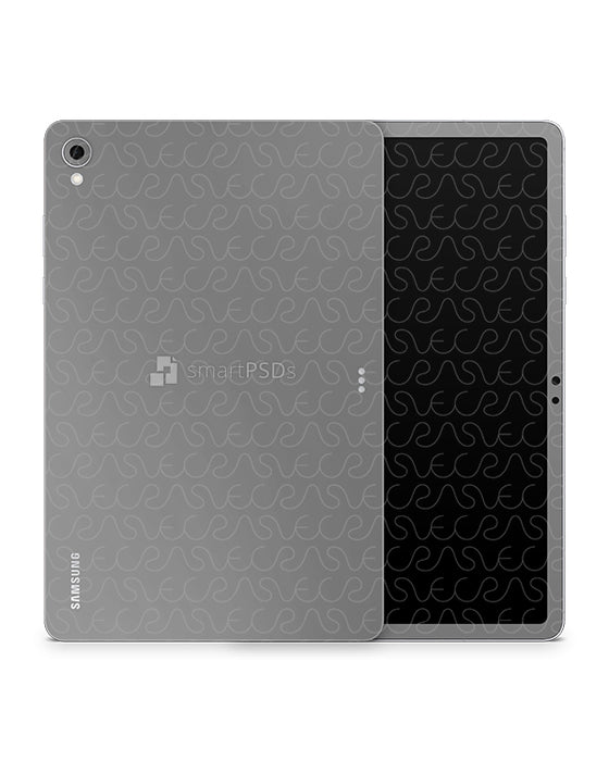 Galaxy Tab S11 Full Wrap Skin Design Mockup Front Back