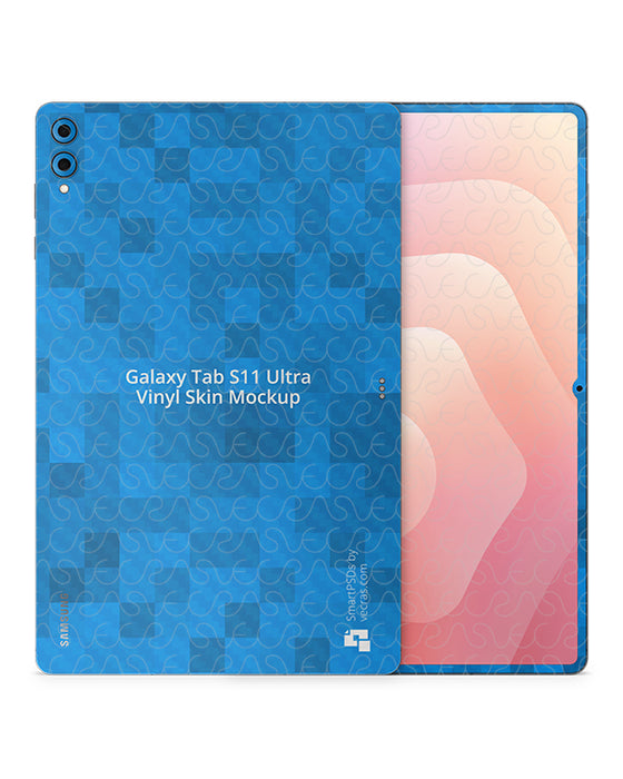 Galaxy Tab S11 Ultra Full Wrap Skin Design Mockup