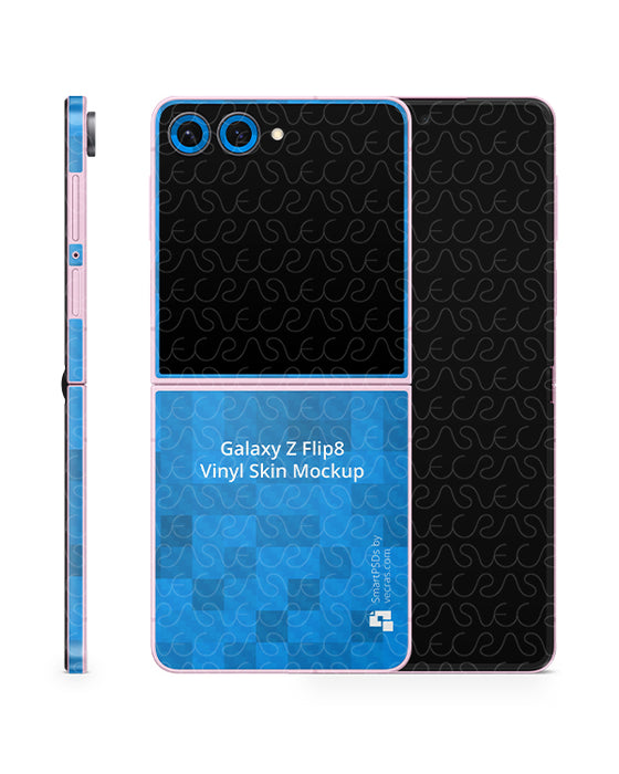 Galaxy Z Flip8 Mobile 2026 | Skin Design Mockup PSD Template 