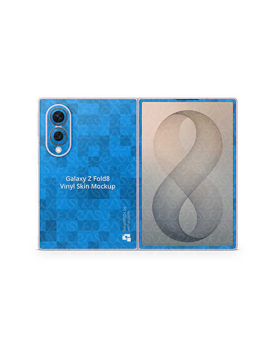 Galaxy Z Fold8 Mobile 2026 | Skin Design Mockup PSD Template