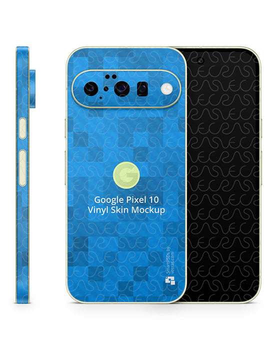 Google Pixel 10 Full Wrap Skin Design Mockup