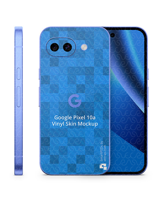 Google Pixel 10a Mobile 2026 | Skin Design Mockup PSD Template Back Only