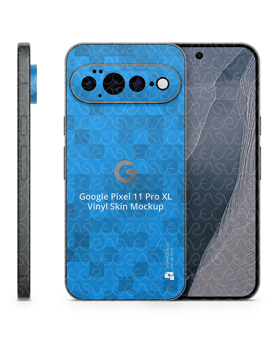Google Pixel 11 Pro XL Mobile 2026 | Skin Design Mockup PSD Template 