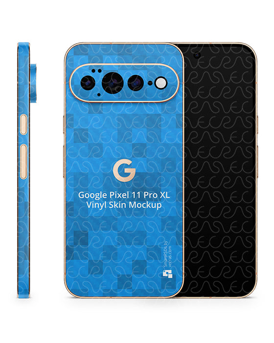 Google Pixel 11 Pro XL Mobile 2026 | Skin Design Mockup PSD Template 