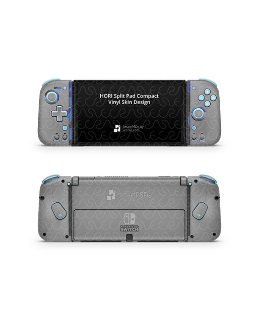 New HORI Split Pad Compact Controller 2022 | Skin Design Mockup PSD Template