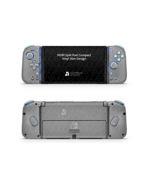 New HORI Split Pad Compact Controller 2022 | Skin Design Mockup PSD Template