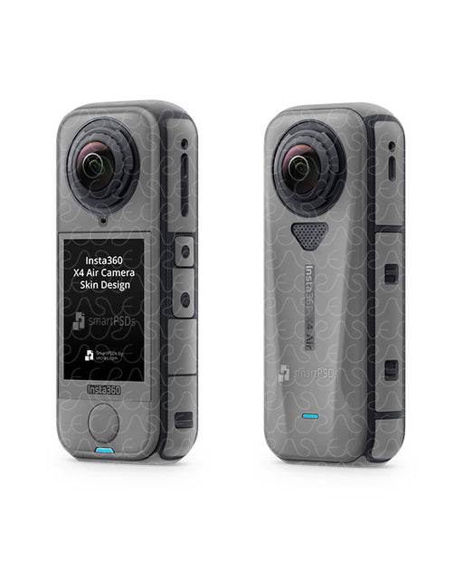 Insta360 X4 Air Action Camera 2025 | Skin Design Mockup PSD Template 