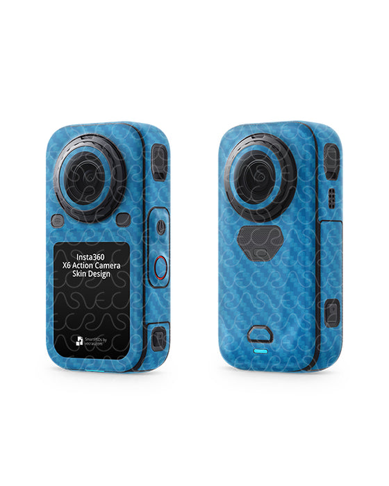 Insta360 X6 Action Camera 2026 | Skin Design Mockup PSD Template