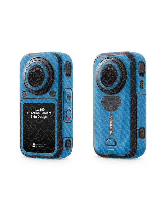 Insta360 X6 Action Camera 2026 | Skin Design Mockup PSD Template