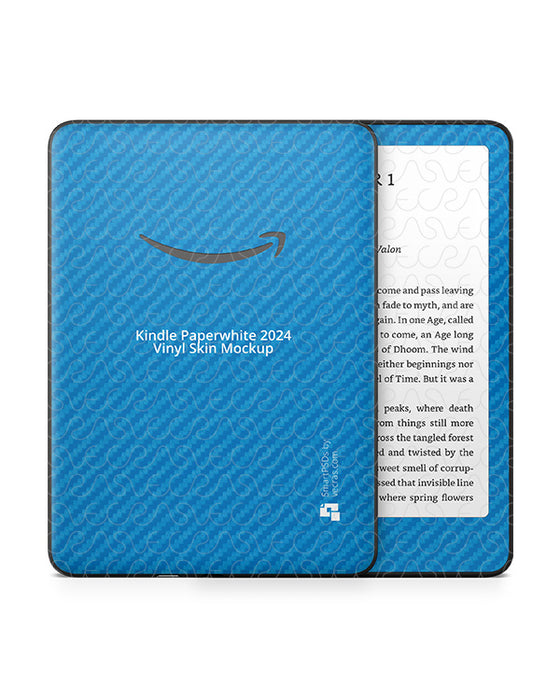 Kindle Paperwhite 2024 Vinyl Skin Mockup PSD Template
