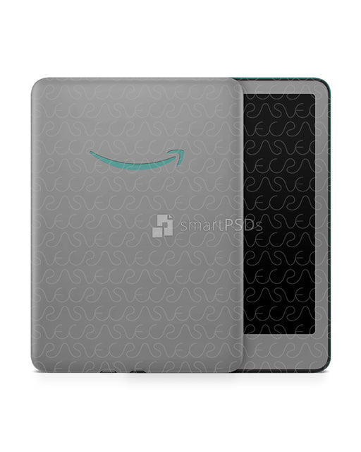 Kindle Paperwhite 2024 Full Wrap Vinyl Skin Mockup PSD Template
