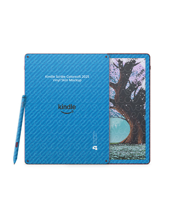 Kindle Scribe Colorsoft 2025 | Skin Design Mockup PSD Template