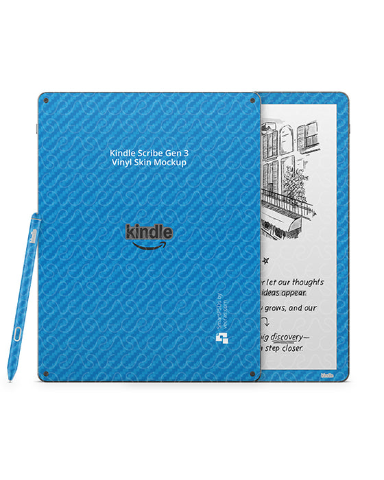 Kindle Scribe 3rd Gen | Skin Design Mockup PSD Template 