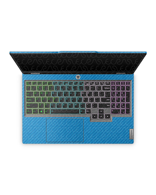 Lenovo LOQ 15.6 Laptop 2024 | Skin Design Mockup PSD Template Blue Design