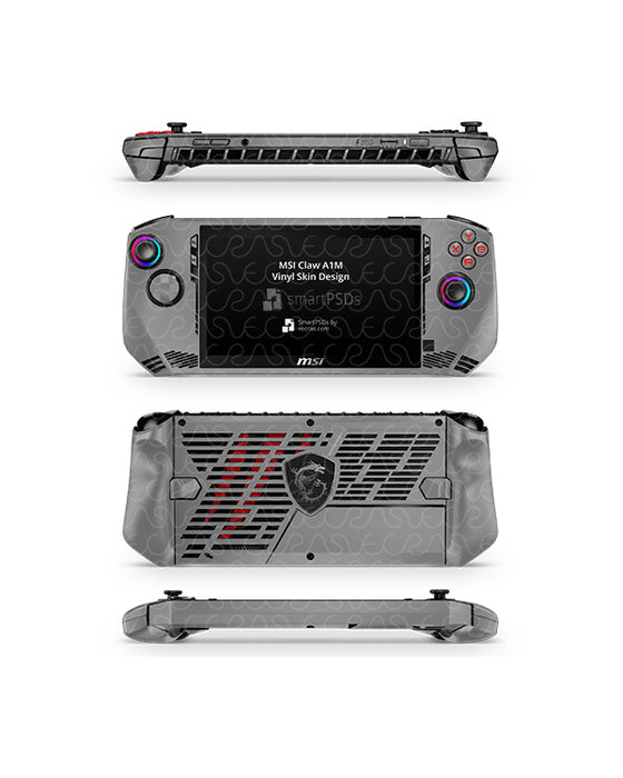 MSI Claw A1M Skin Design Mockup