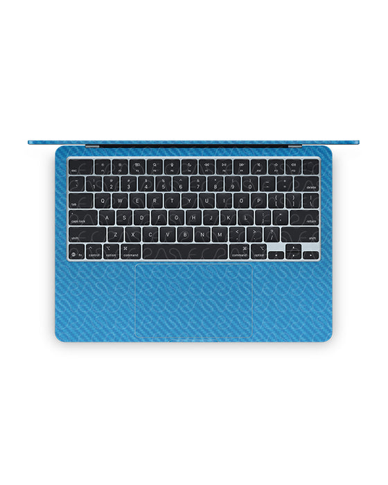 MacBook Air 13 M4 2025 Vinyl Skin Mockup PSD Template