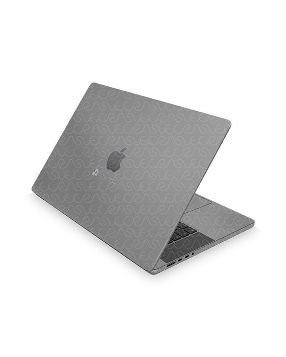MacBook Pro 16” M5 Pro 2026 | Skin Design Mockup PSD Template Gray